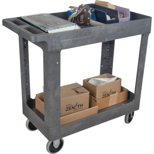 Chariot utilitaire pour l'entretien, 2 tiers, 16-1/2" x 32-1/2" x 34-1/2", Capacit&eacute; 550 lb Ontario Safety Products