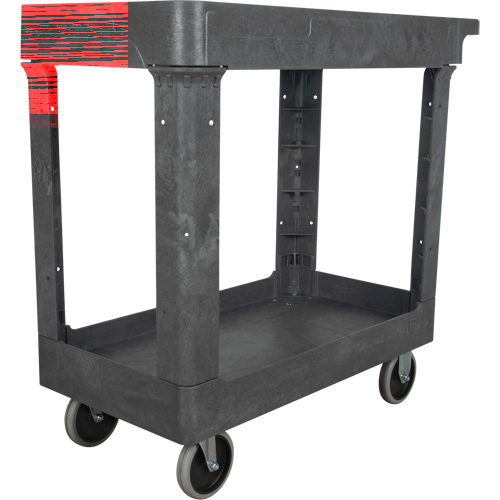 Chariot utilitaire pour l'entretien, 2 tiers, 16-1/2" x 32-1/2" x 34-1/2", Capacit&eacute; 550 lb Ontario Safety Products