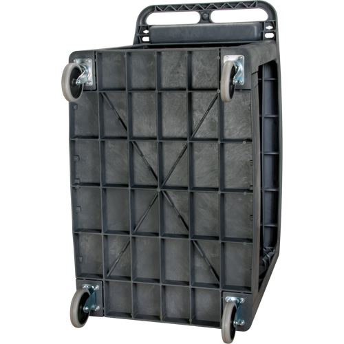 Flat-Shelf Utility Service Cart, 2 Tiers, 25-1/4" x 32-1/4" x 44", 550 lbs. Capacity Ontario Safety Products