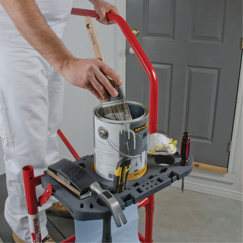 Buildman Portable Scaffold, 40-5/8" D x 4' H Ontario Safety Products