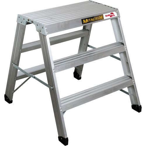 Portable Work-Stand Saw Horse, Aluminum Frame, 12-1/4" D x 36" H Ontario Safety Products