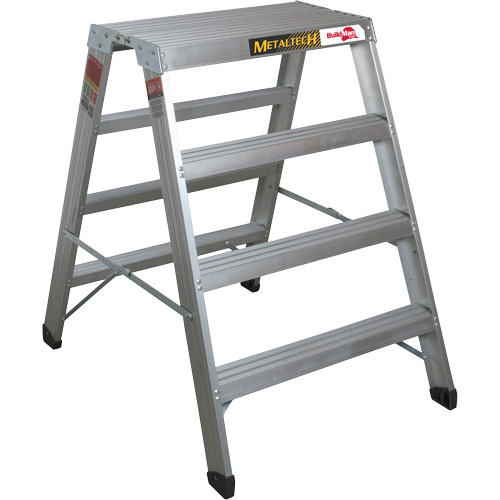 Portable Work-Stand Saw Horse, Aluminum Frame, 12-1/4" D x 48" H Ontario Safety Products