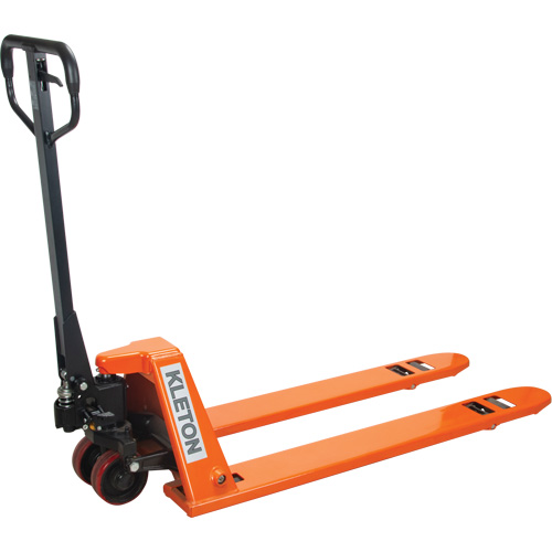 Low Profile Hydraulic Pallet Trucks, 48" L x 20.5" W, 3300 lbs. Cap. Ontario Safety Products