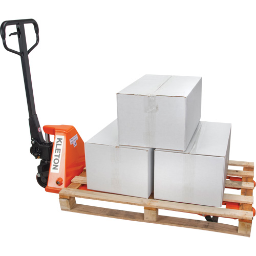 Low Profile Hydraulic Pallet Trucks, 48" L x 20.5" W, 3300 lbs. Cap. Ontario Safety Products