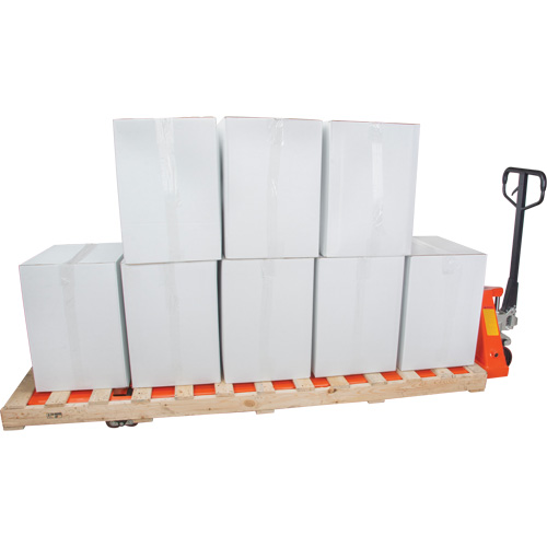 8' Long Fork Hydraulic Pallet Trucks, 96" L x 27" W, 4400 lbs. Capacity Ontario Safety Products