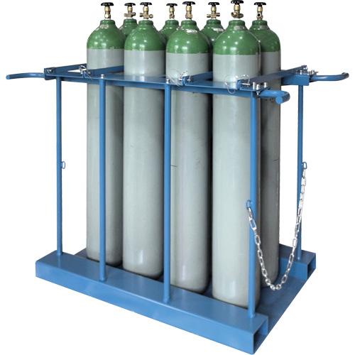 8-Cylinder Forklift Cylinder Storage Caddy Ontario Safety Products