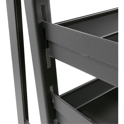 Chariot &agrave; cadre en A robuste &agrave; un c&ocirc;t&eacute; avec 6 plateaux, 38" x 25" x 63", Capacit&eacute; 2500 lb Ontario Safety Products