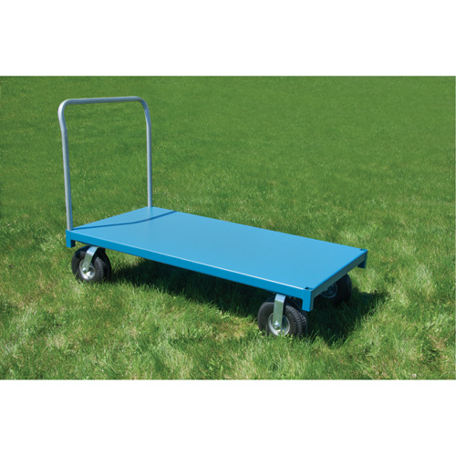Outdoor Platform Truck, 96" L x 48" W, 1200 lbs. Capacity, Flat Free Casters Ontario Safety Products