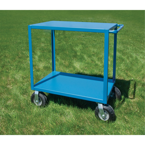 Outdoor Shelf Cart, 2 Tiers, 24" W x 39" H x 51" D, 1200 lbs. Capacity Ontario Safety Products
