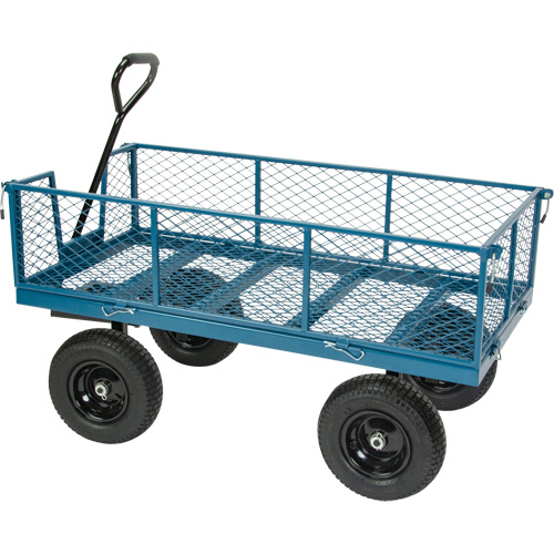 Wagon with Drop Sides, 24" W x 48" L, 800 lbs. Capacity Ontario Safety Products