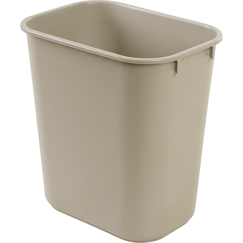 Corbeille &agrave; papier en plastique, 28 pintes, Plastique Ontario Safety Products