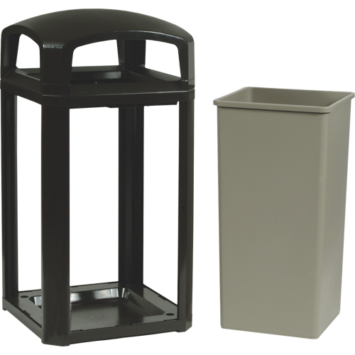 Cadre pour contenant Landmark Series Classique a/enveloppe rigide, Plastique, 50 gal. US Ontario Safety Products