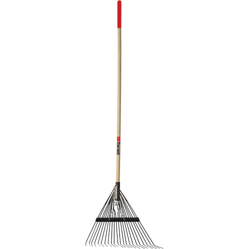 Lawn Rake, 24 Tines, Hardwood Handle, Steel Blade Ontario Safety Products