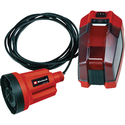Cordless Clean Water Submersible Pump (Tool Only), 18 V, 1188 GPH Ontario Safety Products