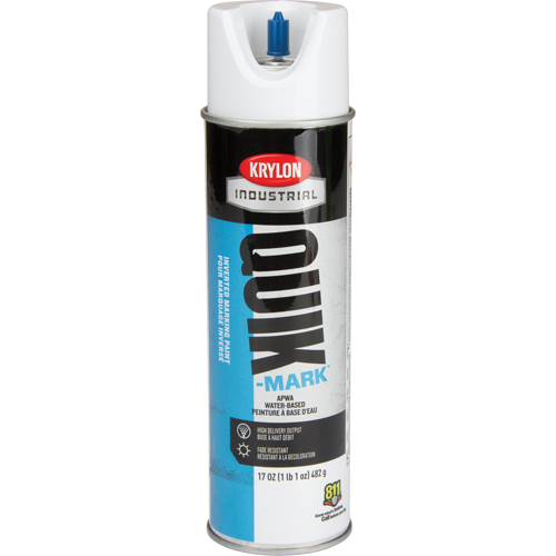 Industrial Quik-Mark Water-Based Inverted Marking Paint, 17 oz., Aerosol Can Ontario Safety Products