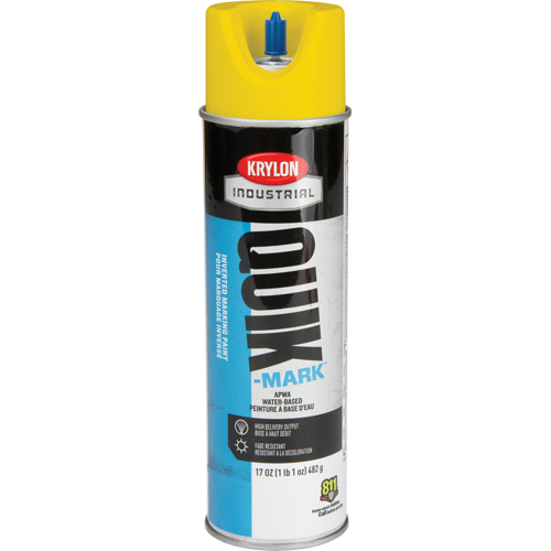 Peinture de marquage industrielle invers&eacute;e &agrave; base d'eau Quik-Mark, 17 oz, Canette a&eacute;rosol Ontario Safety Products