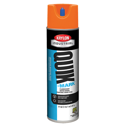 Peinture de marquage industrielle invers&eacute;e &agrave; base d'eau Quik-Mark, 17 oz, Canette a&eacute;rosol Ontario Safety Products