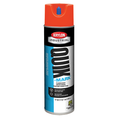 Peinture de marquage industrielle invers&eacute;e &agrave; base d'eau Quik-Mark, 17 oz, Canette a&eacute;rosol Ontario Safety Products