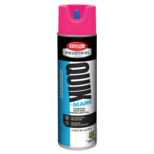 Peinture de marquage industrielle invers&eacute;e &agrave; base d'eau Quik-Mark, 17 oz, Canette a&eacute;rosol Ontario Safety Products