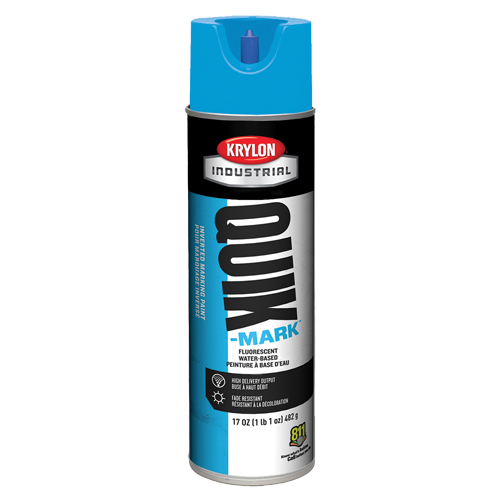 Peinture de marquage industrielle invers&eacute;e &agrave; base d'eau Quik-Mark, 17 oz, Canette a&eacute;rosol Ontario Safety Products