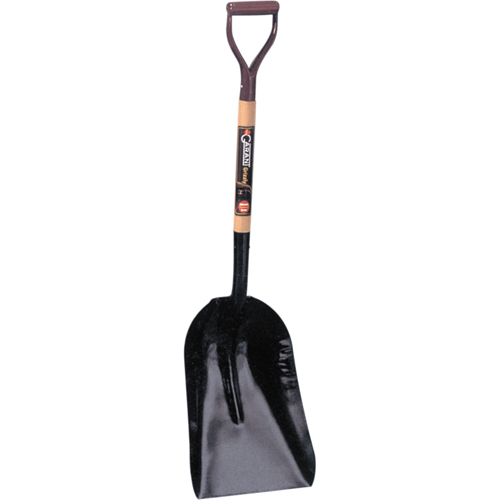 Pelles &agrave; grain & &agrave; charbon, Bois, Lame Acier durci, Manche Prise en D, 27-3/4" Longueur Ontario Safety Products