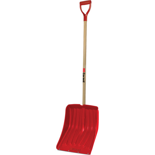 Alpine Snow Shovel, Polypropylene Blade, 13-9/10" Wide, D-Grip Handle, Wearstrip Included Ontario Safety Products
