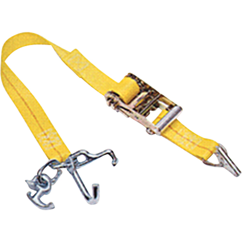 Tendeurs d'arrimage pour voitures avec verrou universel, Rochet, 2" la x 7' lo, Charge d'utilisation 1367 lb (620 kg) Ontario Safety Products