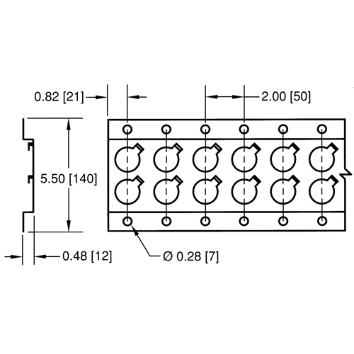 Rails logistiques-Rail horizontal de s&eacute;rie E Ontario Safety Products