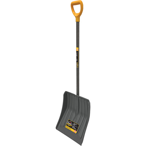 Pelle &agrave; neige Pro, Lame Polypropyl&egrave;ne, Largueur 13-7/8", Manche Prise en D Ontario Safety Products