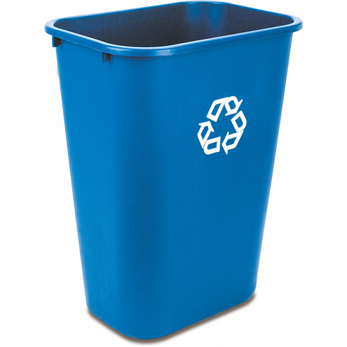 Contenant de recyclage, De bureau, Plastique, 41-1/4 pintes US Ontario Safety Products