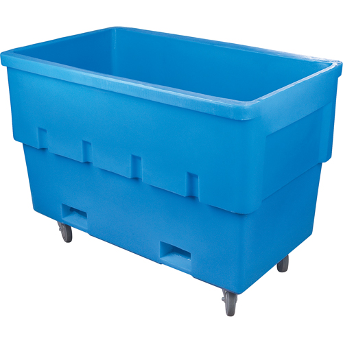 Double Walled Box Trucks, Polyethylene, 53" L x 28-1/4" W x 37" H, 22 cu. ft. Volume, 500 lbs. Capacity Ontario Safety Products