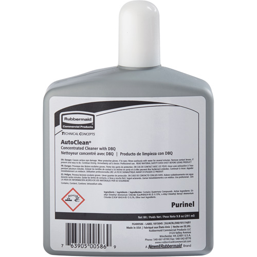 Produit d'entretien pour drain et nettoyeur de cuvette de rechange AutoClean de Purinel, 9,8 oz, Bouteille Ontario Safety Products