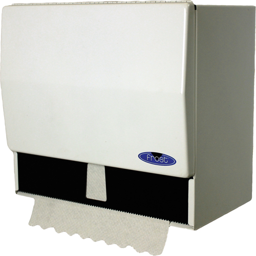Roll or Single-Fold Towel Dispenser , Manual, 10.5" W x 6.75" D x 9.5" H Ontario Safety Products