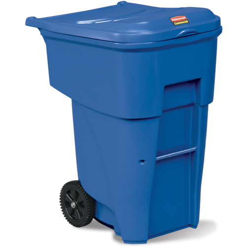 Brute&reg; Roll Out Containers, Curbside, Polyethylene, 95 US gal. Ontario Safety Products