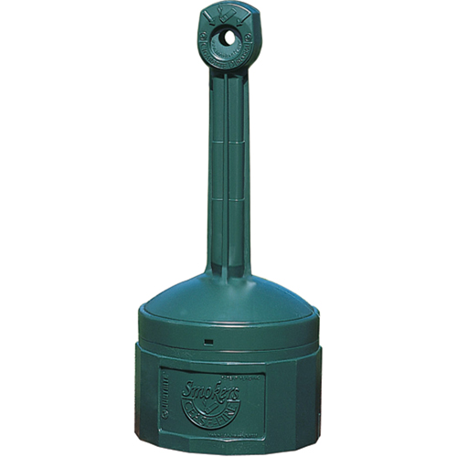 Smokers Cease-Fire&reg; Cigarette Butt Receptacle, Free-Standing, Plastic, 1 US gal. Capacity, 30" Height Ontario Safety Products