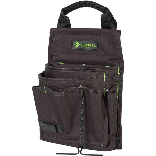 Tool Bag, Nylon, 7 Pockets, Black Ontario Safety Products