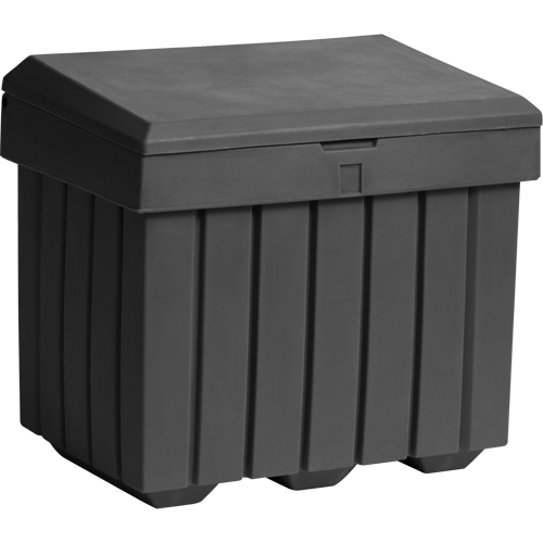 Conteneur d'entreposage &eacute;conomique pour sel/sable, 32" x 23" x 27-1/2", 10 pi³, Gris Ontario Safety Products