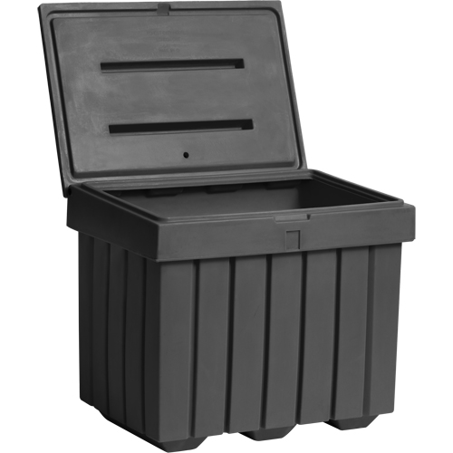 Conteneur d'entreposage &eacute;conomique pour sel/sable, 32" x 23" x 27-1/2", 10 pi³, Gris Ontario Safety Products