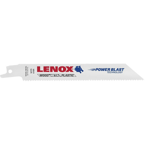 General Purpose Reciprocating Saw Blades, Bi-Metal, 10 TPI, 8" L x 3/4" W Ontario Safety Products
