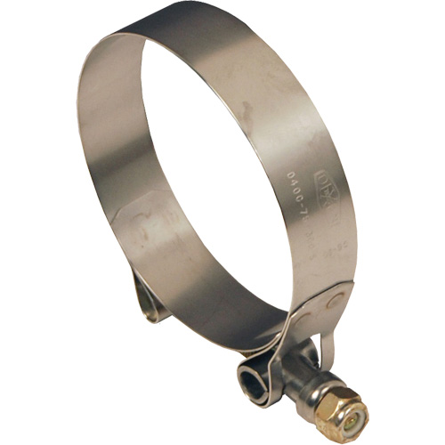 T-Bolt Clamp, Min Dia. 1.594", Max Dia. 1.812" Ontario Safety Products