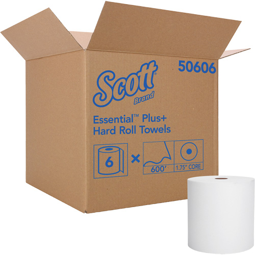Kleenex&reg; Hard Roll Towels, 1 Ply, Standard, 600' L Ontario Safety Products