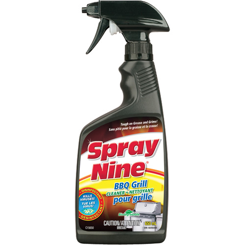 Nettoyant pour grille de BBQ Spray Nine, 650 ml, Bouteille &agrave; g&acirc;chette Ontario Safety Products
