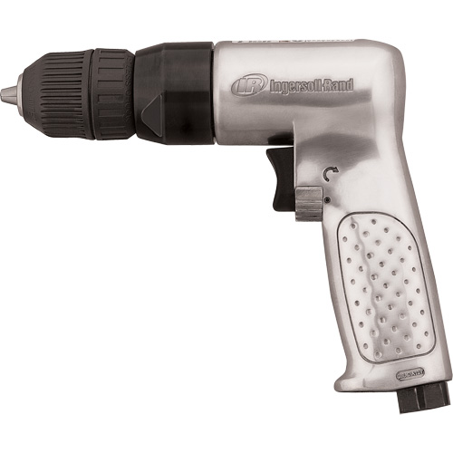 Perceuse pneumatique r&eacute;versible, 4 pi³/min, 1/4" NPTF, 93 dBA, 3/8" mandrin, Sans cl&eacute; Ontario Safety Products