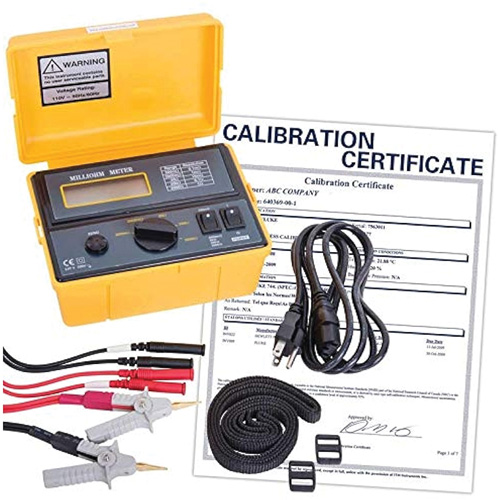 110 V Milli-Ohmmeter with ISO Certificate Ontario Safety Products