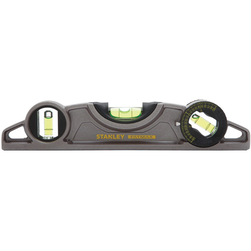 Niveau torpille moul&eacute; Fatmax, 9" lo, Aluminium, 3 fioles, Magn&eacute;tique Ontario Safety Products