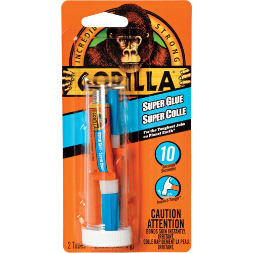 Colle cyanoacrylate, 2 x 3 g, Tube, Transparent Ontario Safety Products