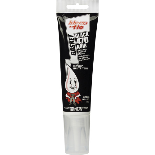 Compos&eacute; &agrave; joints de silicone 470, Tube, Noir Ontario Safety Products