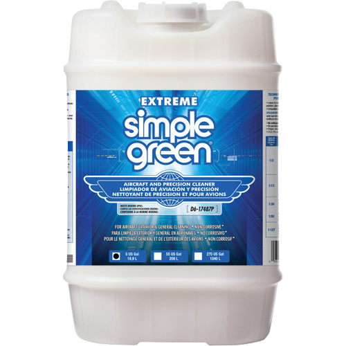 Extreme Simple Green&reg; Aircraft & Precision Cleaner, 5 gal., Jug Ontario Safety Products