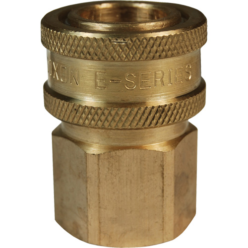 Coupleur d'interconnecteur &agrave; passage direct DQC de s&eacute;rie E, Laiton, 3/4", NPTF femelle, 1700 PSI Ontario Safety Products