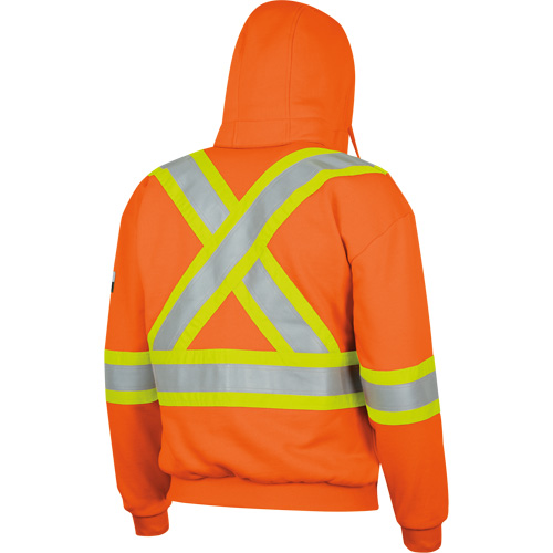 338SF Capuche &agrave; fermeture &eacute;clair ignifug&eacute;e, Hommes, T-Grand, Orange haute visibilit&eacute;, 22 cal/cm² Ontario Safety Products